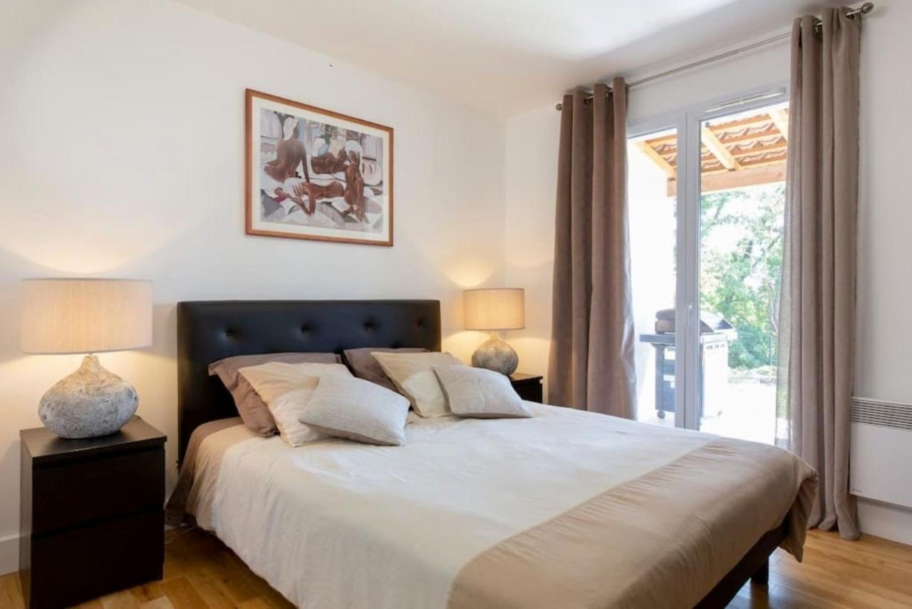 Cote D'Azur, Villa New Gold Dream With Heated And Privat Pool, Sea View Le Rouret Buitenkant foto